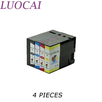 4X Съвместими касети с мастило LuoCai За Canon PGI-2100XL PGI2100 pgi 2100 За принтери Canon MAXIFY IB4010 MB5310