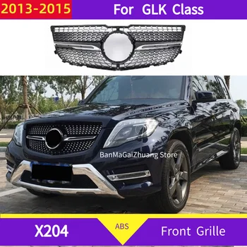 Диамантена Предна Решетка За mercedes GLK Class X204 2013-2015 GLK250 GLK300 GLK350 ABS решетка предна броня