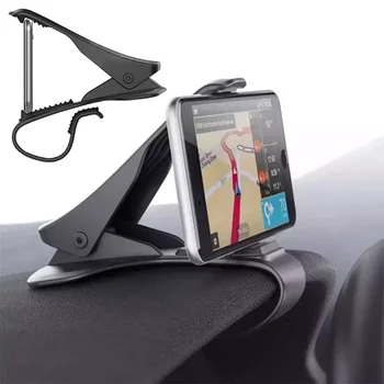 Универсална Поставка За закрепване на Арматурното табло на Автомобила С нескользящим силикагел HUD Design Cradle Извити Основен Дизайн За Мобилен Телефон, GPS