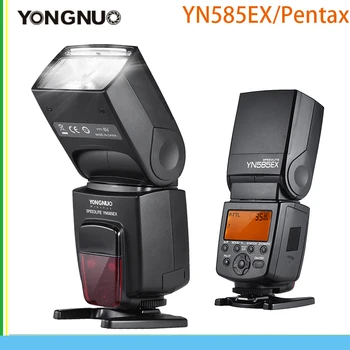 YONGNUO YN585EX P-TTL Безжичен AF-assist Задната шторка Светкавица Speedlite Синхронизиране на LCD екрана GN58 HSS 1/12 000 s SP S1 S2 Крилото