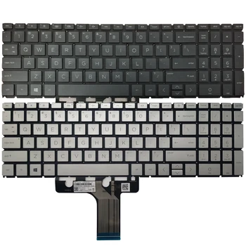 НОВАТА клавиатура за лаптоп на САЩ За HP Pavilion 15-EG 15-EH TPN-Q246 TPN-Q245 черен/сребрист