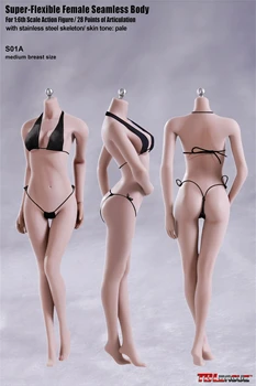 TBLeague S01A 1/6 Супер-гъвкава Безпроблемна Фигурка Бледа Кожа Средната Гърдите Тялото на Женската Кукла Модел