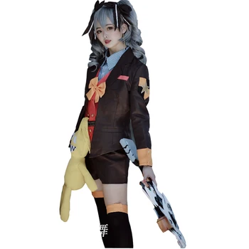 Играта Honkai Impact 3 Броня Зайч cosplay костюм шорти с перука Хелоуин Униформи Cosplay Костюми за жени момичета