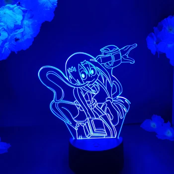 Сладък Tsuyu Asui 3D Led Аниме Лампа My Hero Academia Фигурка на Манга Изкуството Трябва да Бъде лека нощ Украса За Дома, Спални Asui Tsuyu
