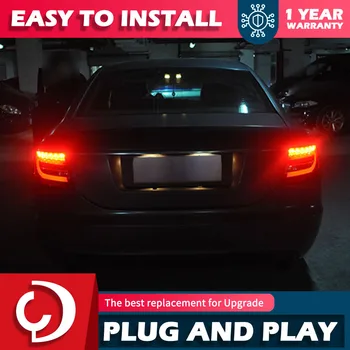 За AUDI A6 ЗАДНИ светлини led задни фенер Led Задна Светлина DRL + Спирачна уличното осветление в Багажника Автомобили и леки аксесоари за лампи волан
