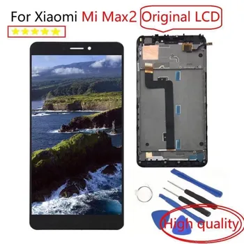 За Xiaomi Mi Max 2 LCD дисплей Mi Max 2 Сензорен Дисплей Дигитайзер С LCD рамка 6,44 