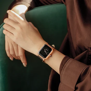 Дамски часовници 2022 Нова Мода Корейски Стил Прости Кварцов Часовник