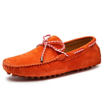 DAFENP/ Нова мъжки обувки дантела с ниско берцем, градинска дишаща мъжки ежедневни обувки, кожени обувки за шофиране, мъжки модел обувки 38-47