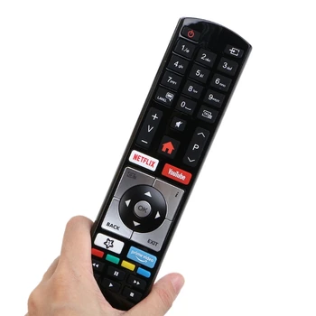 Безжично Дистанционно Управление RC4318 за Vestel Finlux Telefunken Edenwood 4K Smart Tv Сменяеми Аксесоари