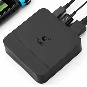 Портативна докинг станция Gulikit NS05 за Ключа, зарядно устройство със Зарядно устройство USB-C PD, Адаптер за зареждане, Порт USB 3.0 за Nintendo Switch OLED