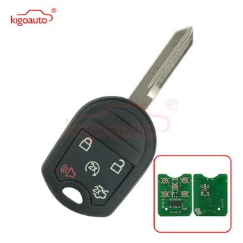 Kigoauto 164-R8056 CWTWB1U793 Дистанционно ключ 4 бутона + паника 434 Mhz 4D63 80 бита за Ford Taurus Edge
