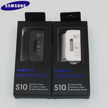 Оригинален Samsung USB 3,1 Тип C Кабел 100 см-Бързо Зарядно Устройство Линия за Предаване на Данни За Galaxy S10 S10E S10Lite A8S A9S A12 A22 A42 A32 A52 A72