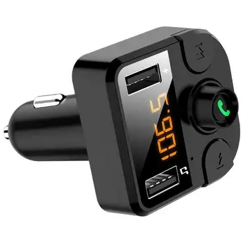USB Зарядно за Кола За Телефон, Bluetooth FM Трансмитер MP3 Плеър Двойно USB Зарядно Устройство TF Карта Музика HandFree Комплект за Кола