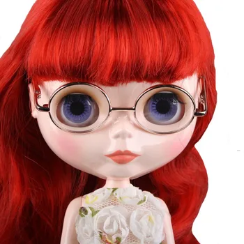 [вамами] Нови Кръгли Куклени Очила Glod За Кукли Нео Безплатна Доставка