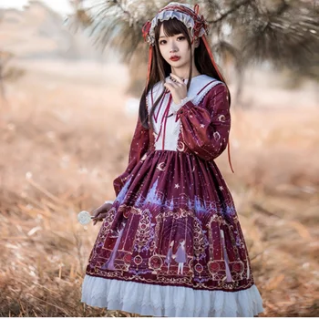 Японското хубава рокля в стил лолита