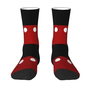Забавни мъжки Чорапи с Шарките на Мини, Унисекс, Топли и Удобни Чорапи с 3D Принтом, Чорапи За Екипажа с Анимационни Герой