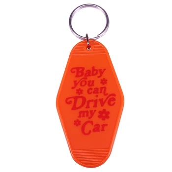 Скъпа, ти можеш да карам моята кола оранжево ключодържател, той е подходящ като подарък или дори за собствения набор от ключове!