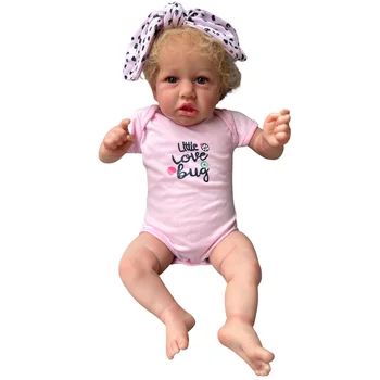 50 см/55 см Кукли Реборн Момиче Саския Реборн Реалистична Кукла Играчки, подаръци за Деца, Подарък за Рожден Ден Boneca