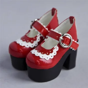 [wamami] 55 # Red1 / 4 MSD BJD Dollfie Обувки от изкуствена кожа на висок ток