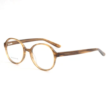 Мъжки Кръгли Рамки за Очила за Жени, Реколта Ретро Ацетатные Модни очила 2020, класически очила с пълна рамки, слънчеви очила по рецепта