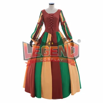 Ренесанса Средновековни Вечерна Рокля Женски Бални Рокли празник на детството рокля cosplay костюм по поръчка